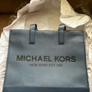 Michael Kors Men's Briefcase in Slate Blue